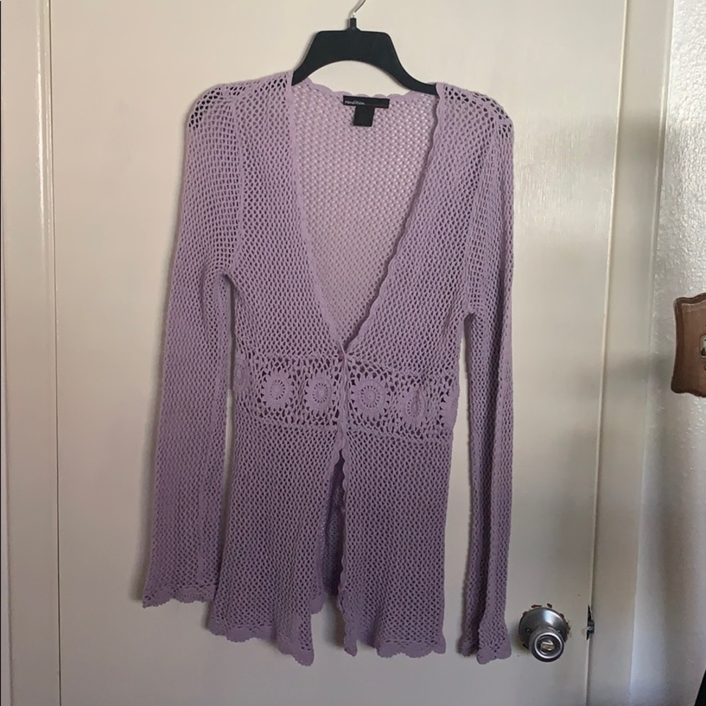 Lilac cardigan